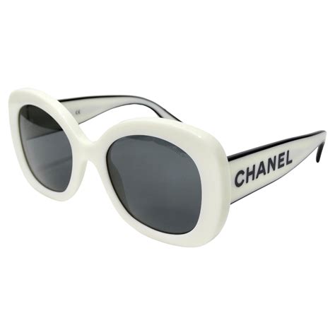 chanel white and black sunglasses|chanel sunglasses outlet.